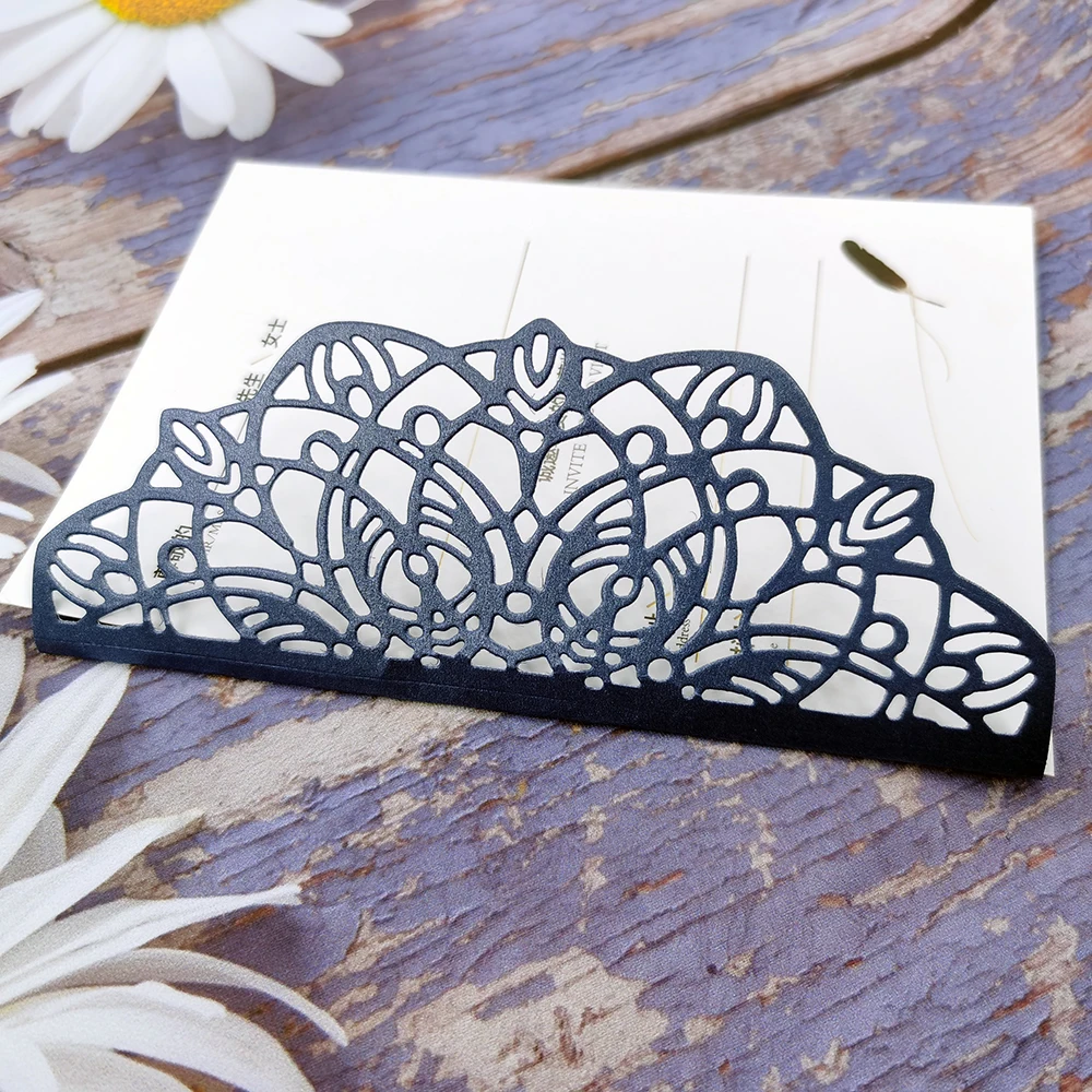 

Lace Greeting Card Metal Cutting Dies Scrapbooking Die Cut Mold Album Card Making Decor Paper DIY Craft Handmade Slimline Die