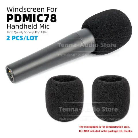 Replacement Windshield Microphone Cover Sponge Windproof For Pyle PDMIC78 PDMIC 78 Mic Windscreen Pop Filter Shield Screen Foam