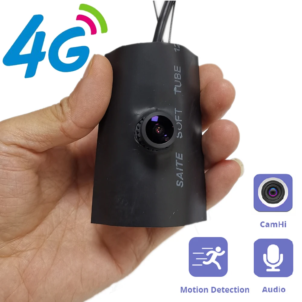 

2MP 5MP 1920P Wide Angle Audio Mini 3G 4G Security Ip Camera with SIM Card/SD Card Slot SPIED Module DIY 4G Camera P2P Onvif