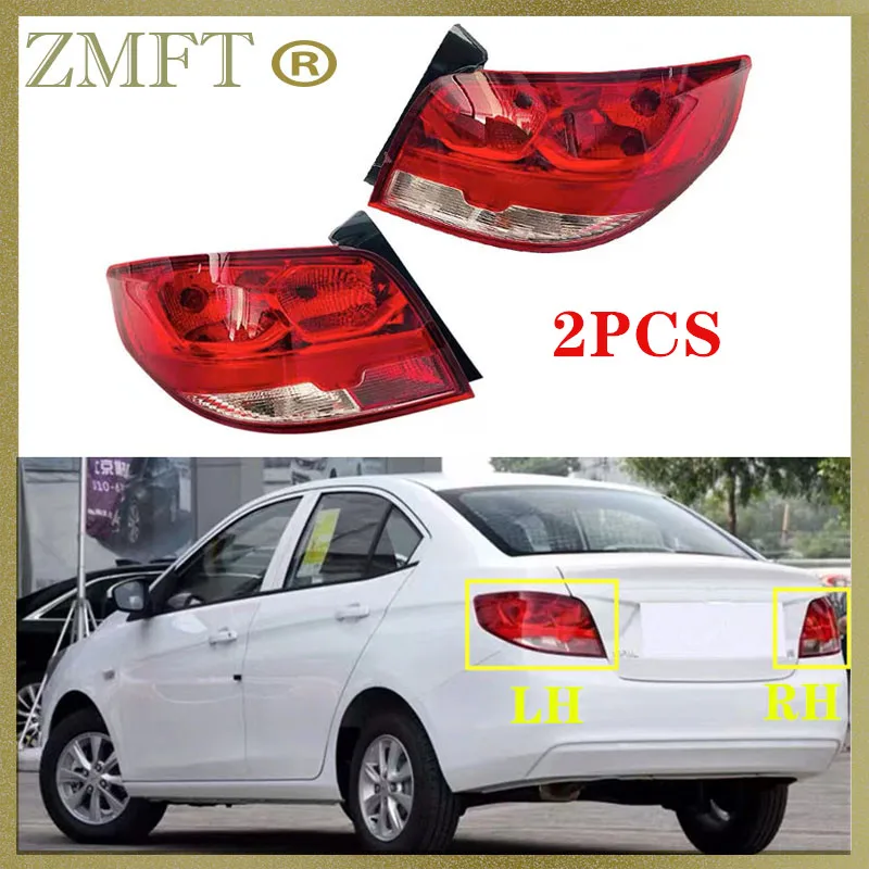 

2PCS Left and Right Car Tail Lamp Tail Light Assembly For Chevrolet Sail Saloon MK3 2014 2015 2016 2017 2018 Brake Stop Light