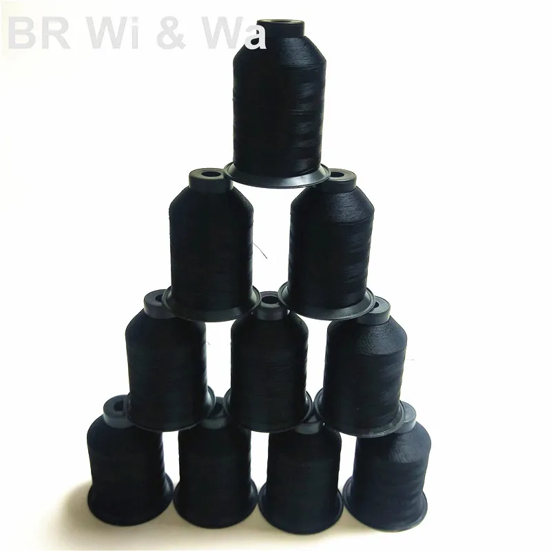 BR Wi&Wa  Black  Nylon Thread 100D / 150D / 210D   Component DIY Rod Building Accessory