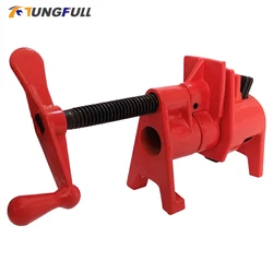 1/2 3/4 Inch Pipe Clamp Woodworking Wood Gluing Pipe Clamp Wood Plate Clamping Hose Connector Clamp Fixture Carpenter