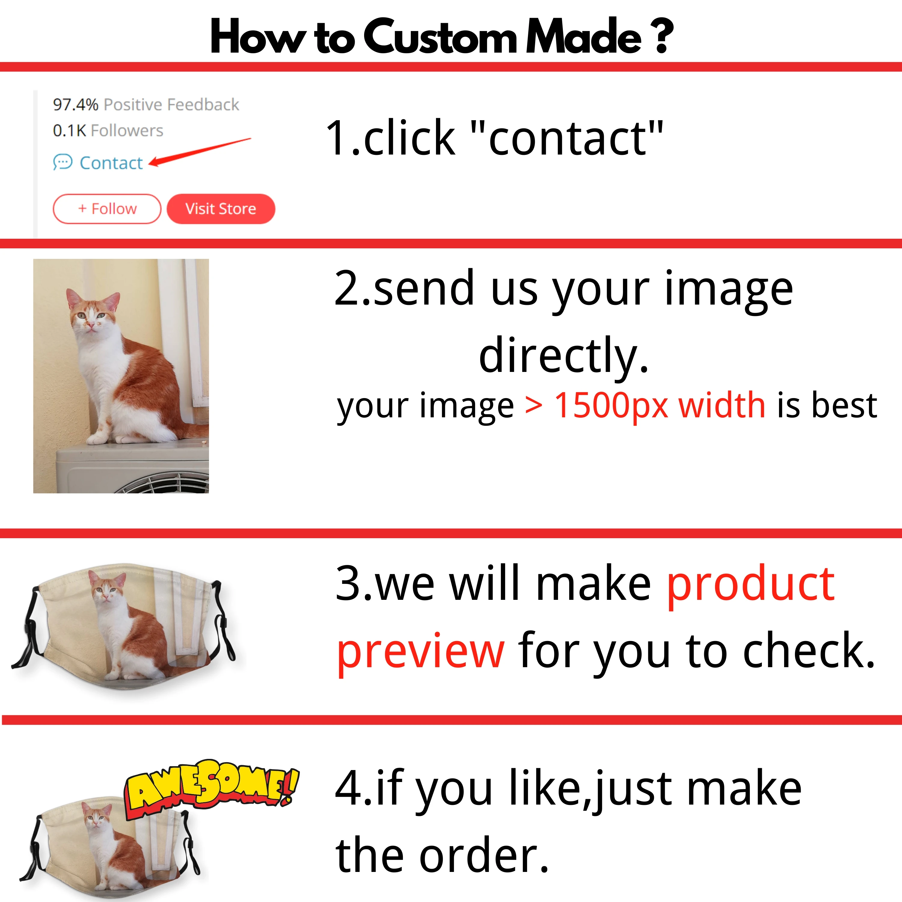 Your Image Custom Made Face Mask