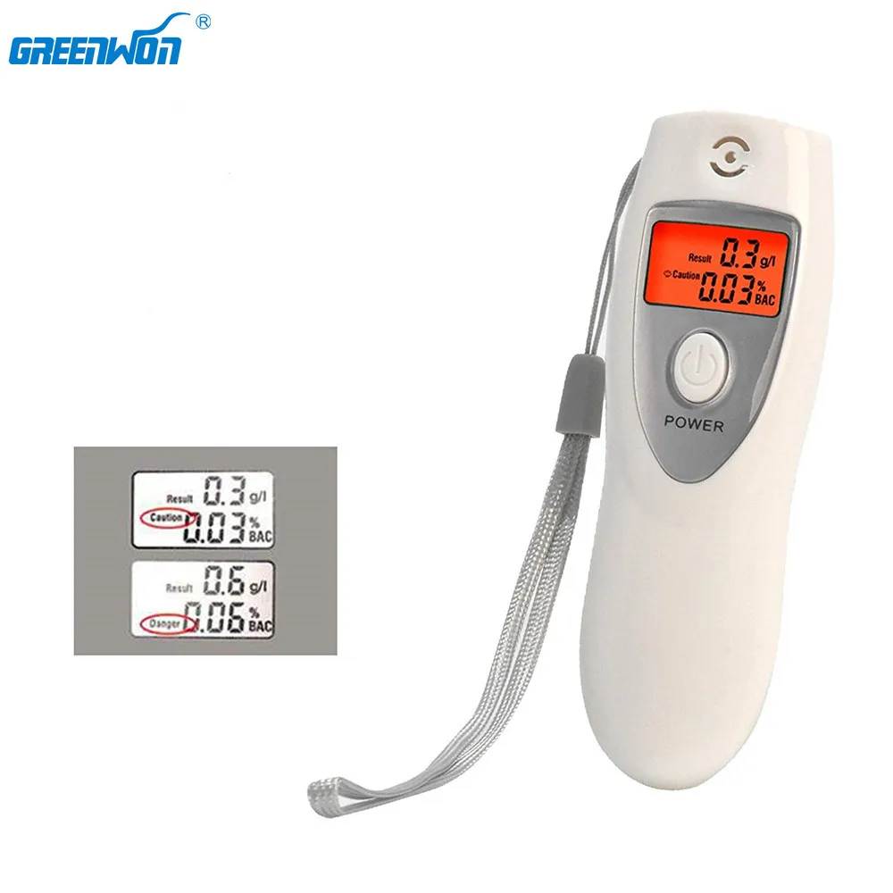 

GREENWON Digital LCD Alcohol tester Breath Analyzer Breathalyzer alcohol meter