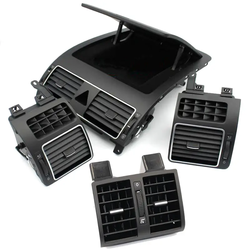 

1TD819203A 1TD819728C For VW Caddy Touran 2004-2016 Front Rear Left Right Centre Chrome Console AC Air Conditioning Outlet Vent