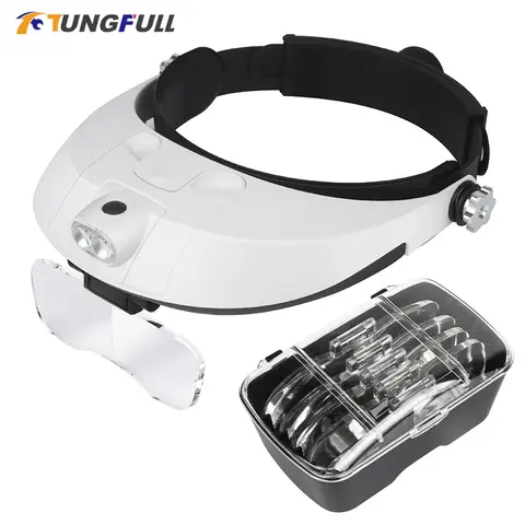 LED Headband Magnifier with Light dutoofree
