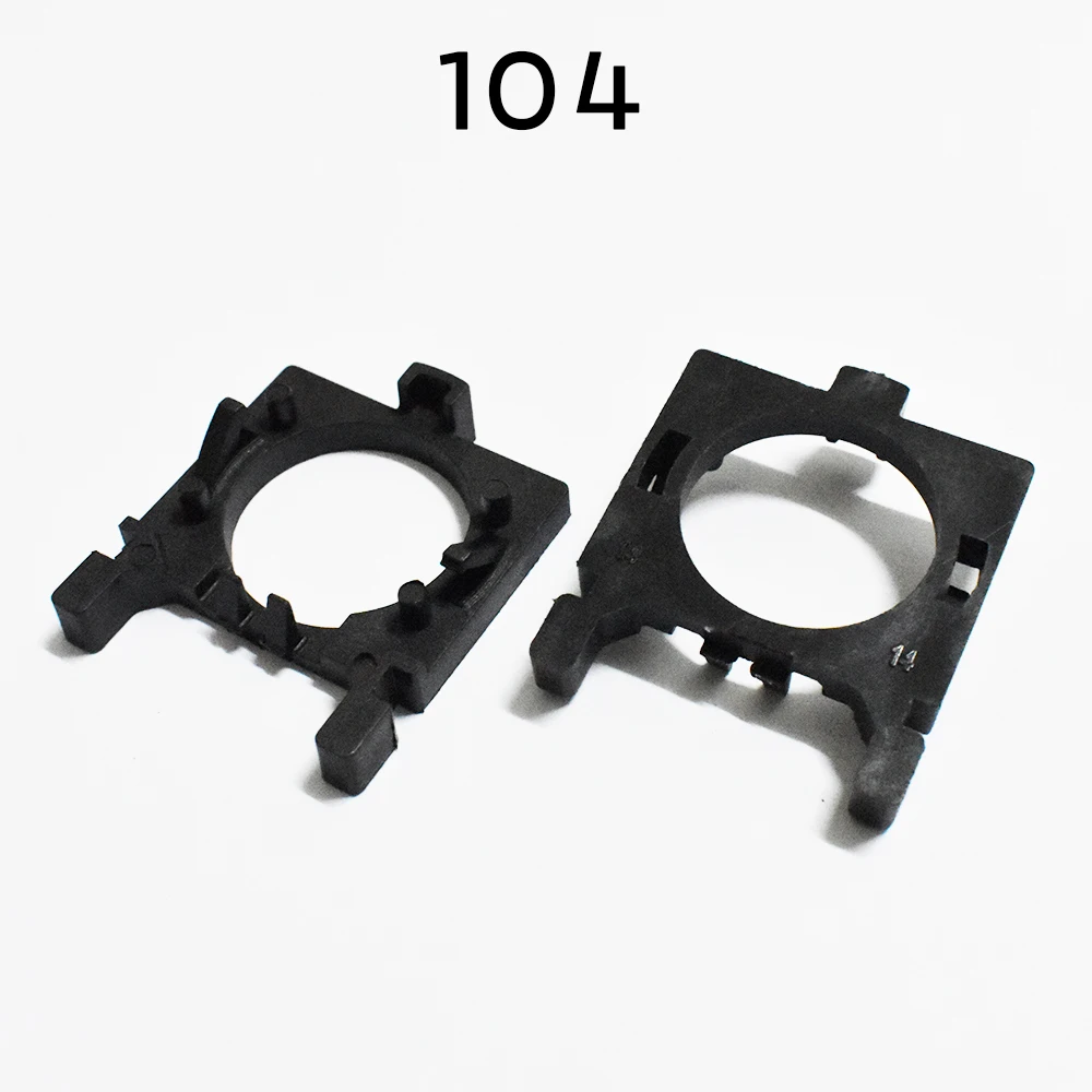 2pcs Car LED Headlight Bulb Base Holder Adapter Head Lamp Retainer Clips Socket For Auto Headlamp Mount Stand For Nissan