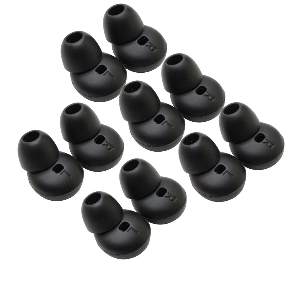 POYATU 5 Pairs R130 Earbuds EarHook for Samsung Gear Circle R130 Earphones Headset Silicone Ear Tips Replacement Eartips