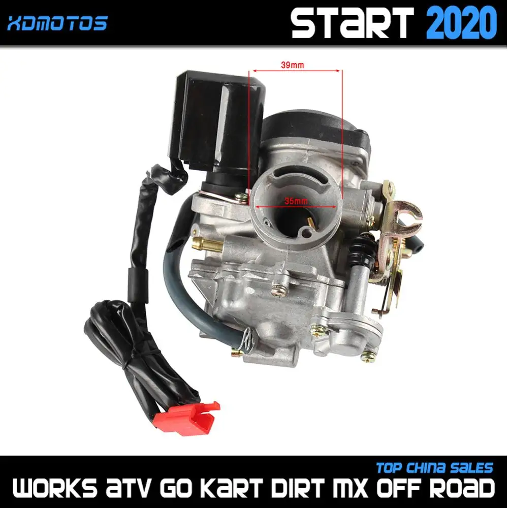 18mm PD18J Carburetor Carb For GY6 50cc 139QMB 139QMA 4 Stroke GY6 Engine Moped Scooter Jonway Kuzuma Baja Kymco Roketa Anul