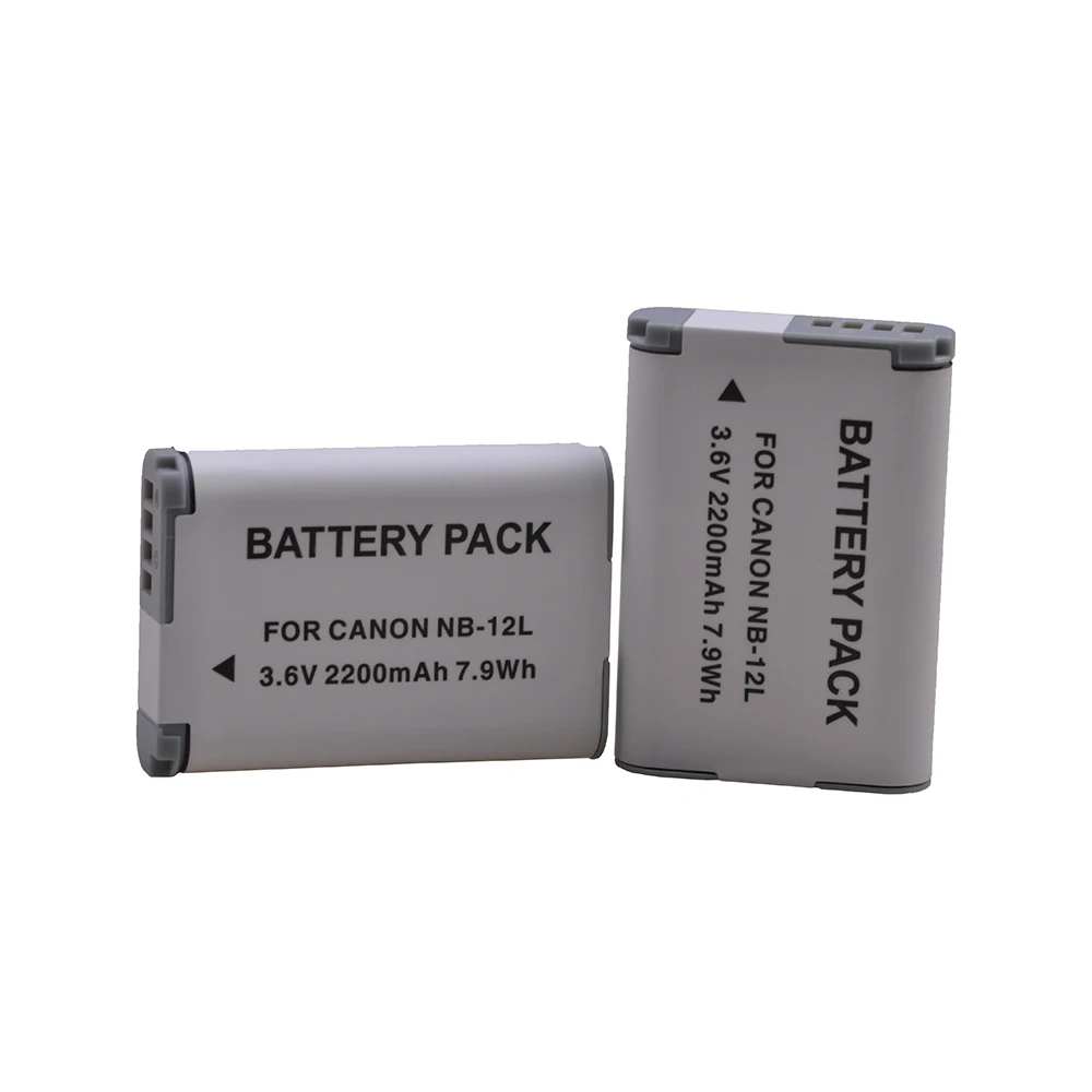 Akumulator litowo-jonowy 2200mAh NB-12L NB12L do aparatu cyfrowego Canon Legria Mini X, PowerShot N100,PowerShot G1 X Mark II