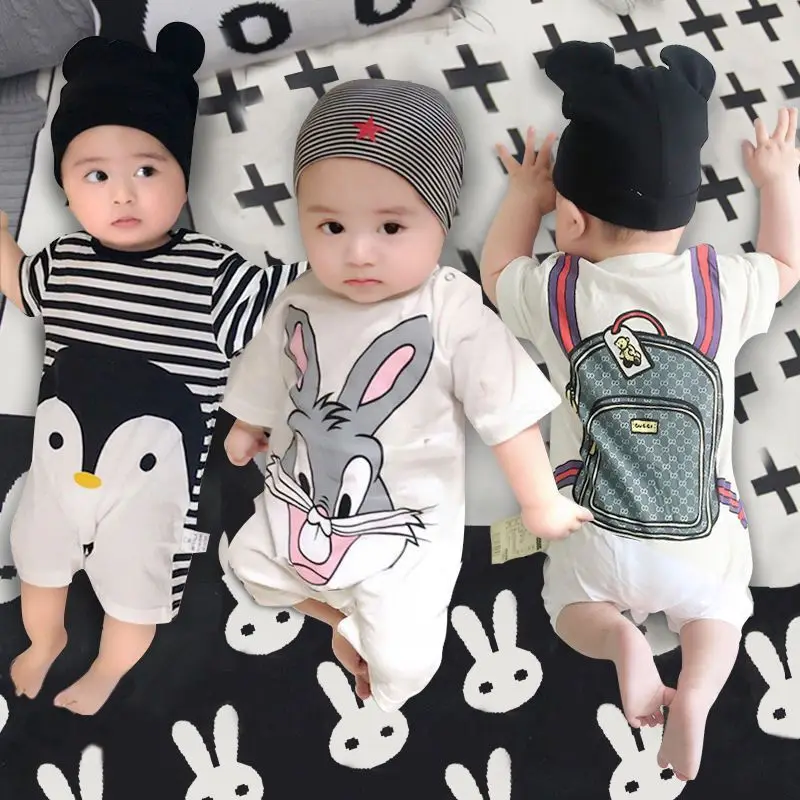 2020 Brand Summer Clothing Baby Body Rompers Clothing Babies Toddler\'s Clothes Cotton Costume Onesie Kids Pyjamsa Newborn Infant