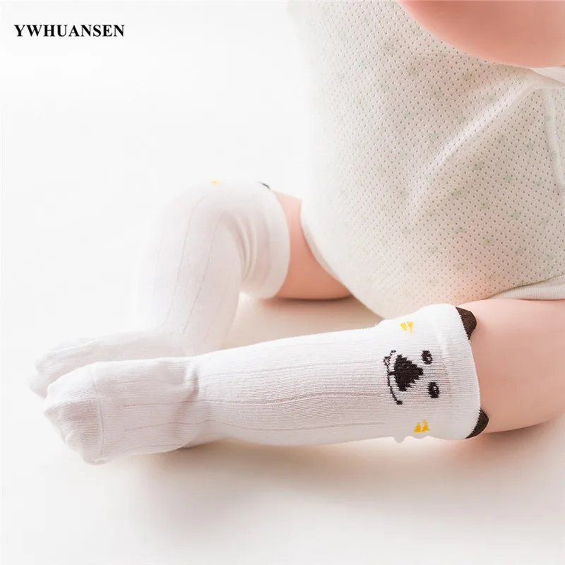 1 Pair 0 to 24M Cute Fox Baby Sock Non Slip With Grips Cotton Long Socks For Infant Girls Boys Newborn Knee High Socks 2020