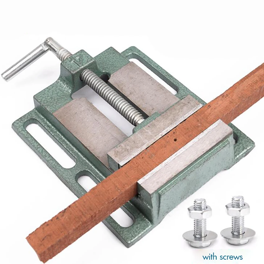 Cast Iron Drill Press Vise, 2.5 Inch / 3 Inch, Table CNC Vise Small Bench Clamp for Milling Drilling Machine Woodworking