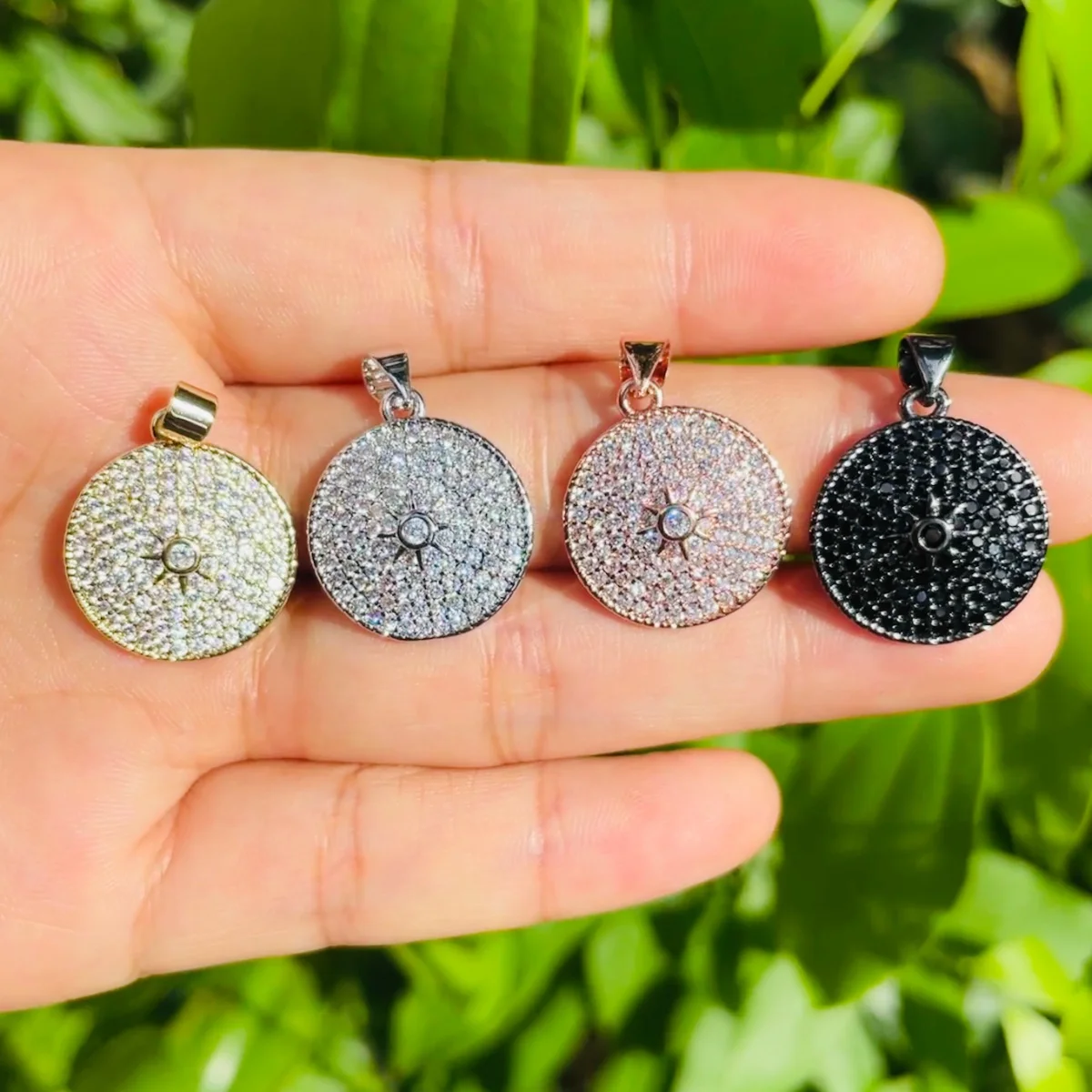 

5 шт., модные блестящие подвески в виде солнца для женщин и браслетов