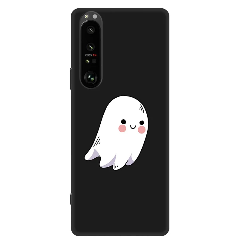 Black Silicone Case For Sony Xperia 1 II 10 III Lite Phone Case Cover Funda For Sony Xperia 5 10 II 1 III L3 L4 Back Cover Cases