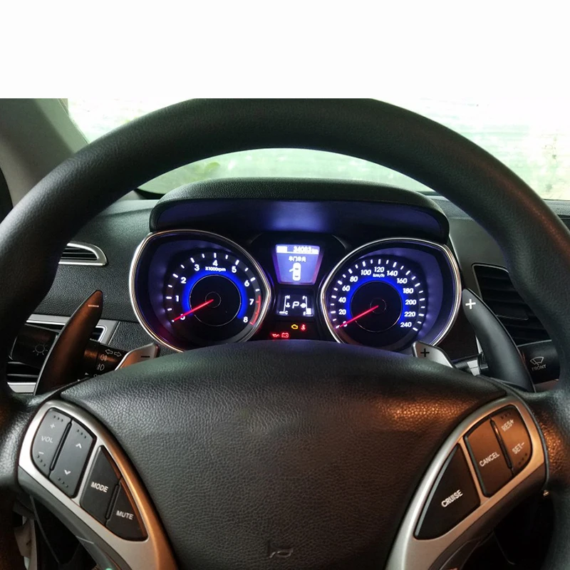 Car Aluminum Car Steering Wheel DSG Shift Paddle Shifter Gear Extension For Hyundai Elantra Auto Car-styling Interior Accessory