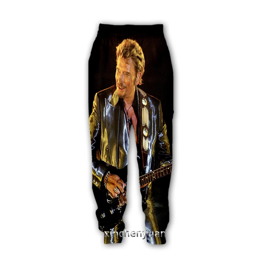 xinchenyuan 3D Johnny Hallyday Print-Casual Pants Sweatpants Straight Pants Sweatpants Jogging Pants Trousers K57