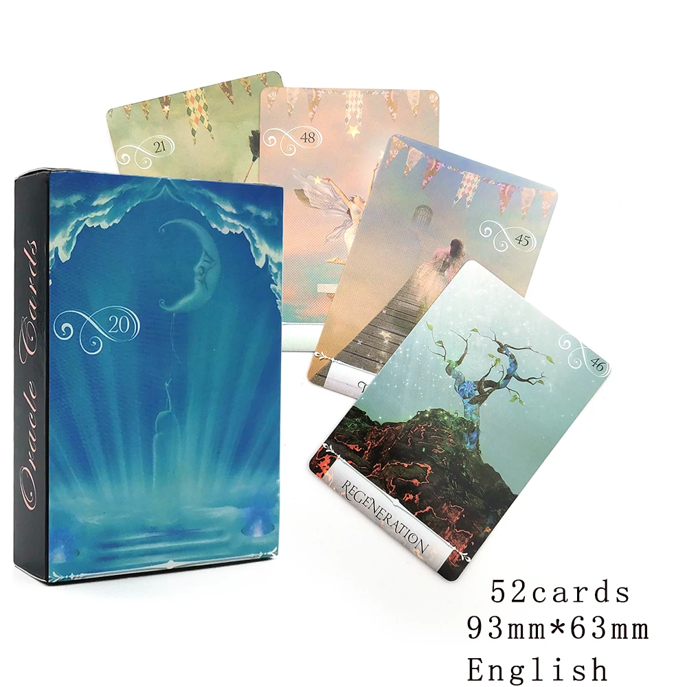 In2021The Phổ Biến Nhất Cỗ Bài Tarot Oracle Affectional Bói Toán Số Phận Băng Game Phiên Bản Tiếng Anh Palying Thẻ Bài Cho Đảng Trò Chơi