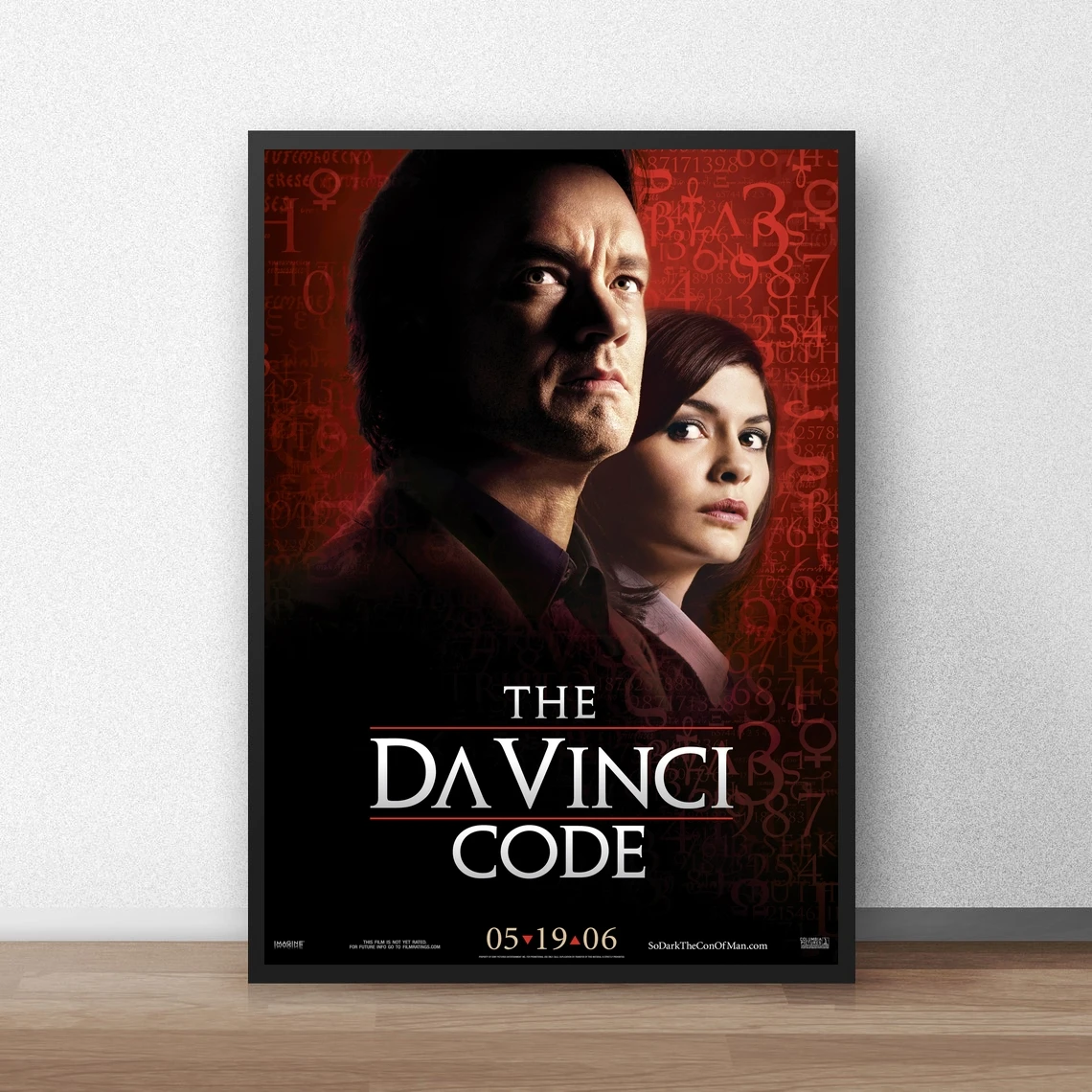 The Da Vinci Code Movie Poster Canvas Art Print Home Decoration Wall Painting ( No Frame )