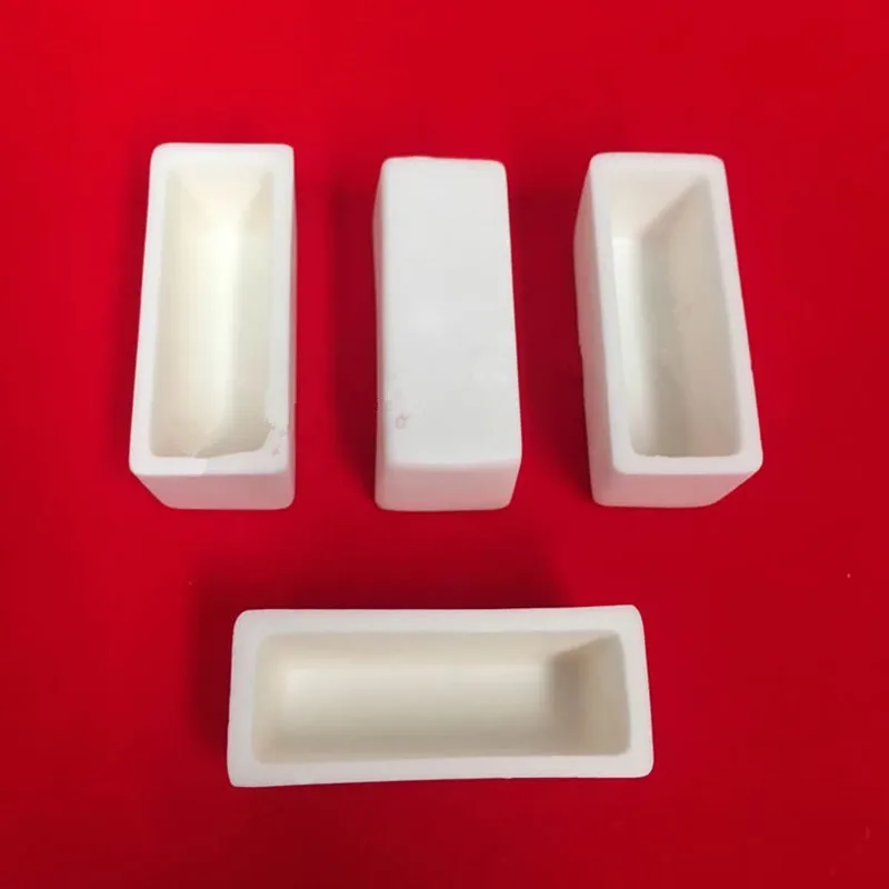 Alumina Corundum Crucible/50x20x20mm/50x20x10mm/ Rectangular Corundum Crucible/ High Temperature Resistance