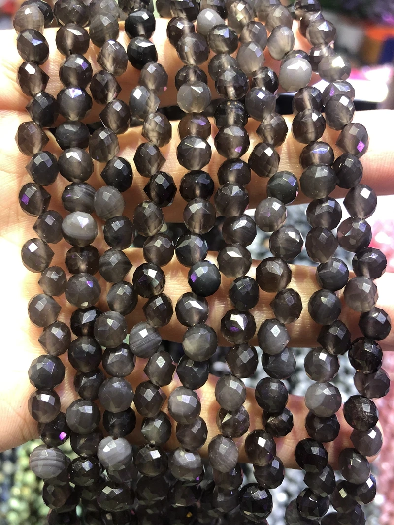 Wholesale 2string of 15.5" 100% Natural African Turquoise Bead 6mm Faceted Round Tear Drop Gem Stone Loose Beads for Jewelry