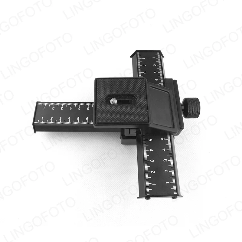 4 Way Macro Focusing Rail Slider Close-up Shooting Guider for All Camera LC2405