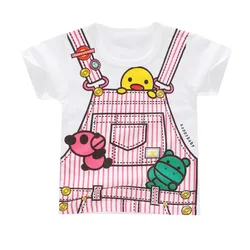 Jumping New Fashion Kids Tshirts for Girls Boys Clothing Hot Children's Tees Summer Toddler Tops