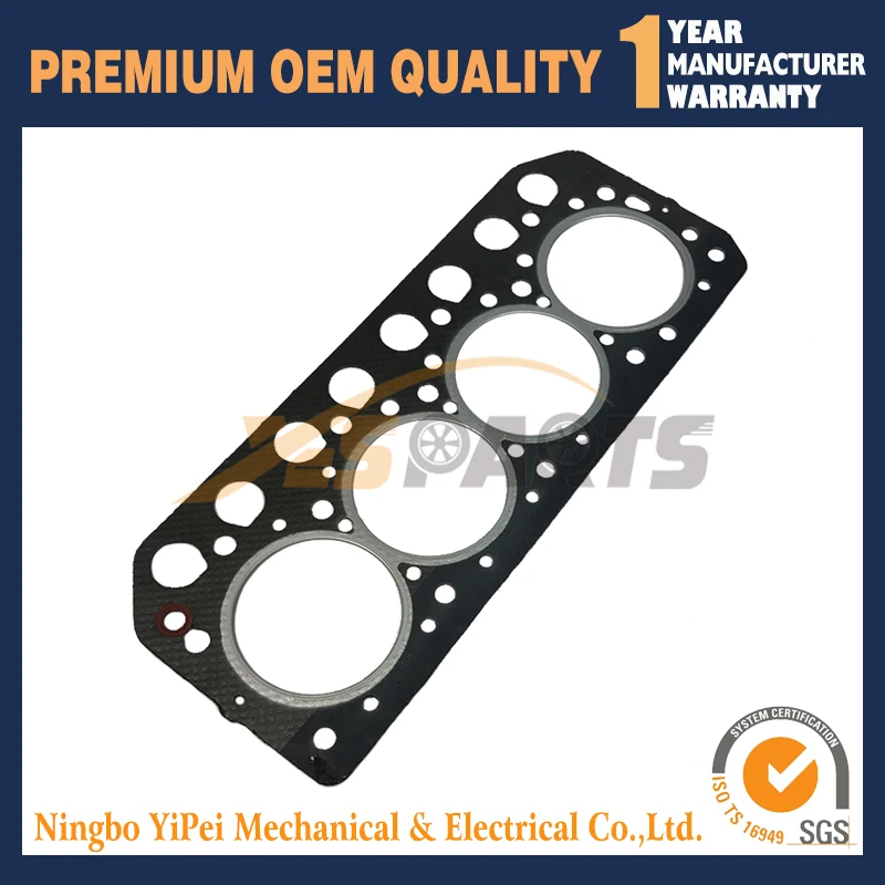 

S4L2 New Cylinder Head Gasket 31A01-33300 FOR Mitsubishi S4L S4L2, 4 cyl forklift (graphite)