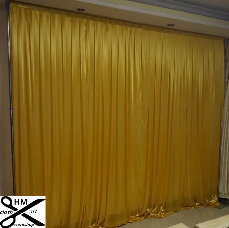 wedding curtain  backdrop Party and Celebration  white Background wall Satin Drape  black backcloth swags decoration