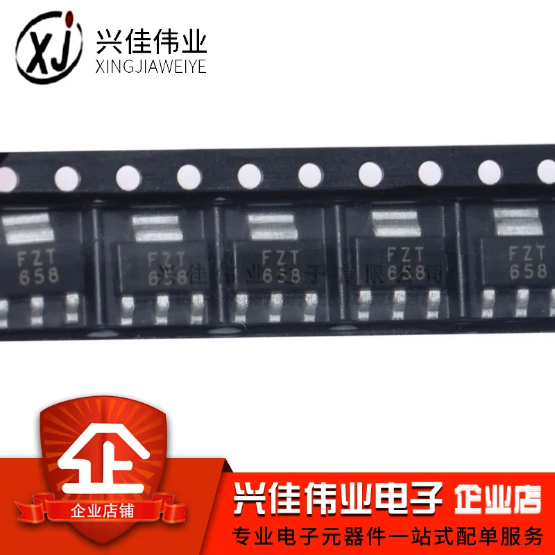 

Original 10pcs/ FZT658TA FZT658 SOT223 0.5A 400V