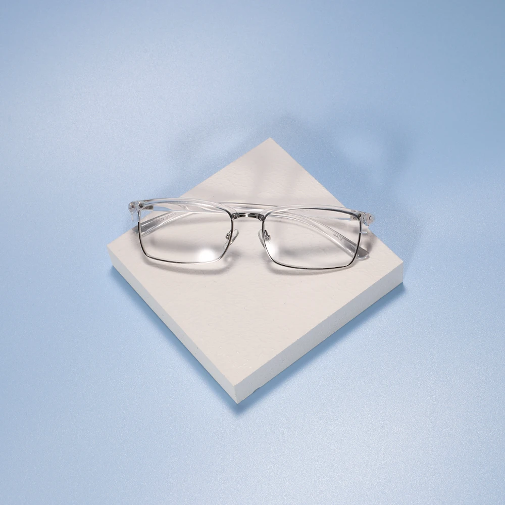비즈니스 독서 안경 남자 괴상한 처방 안경 남자 금속 맞춤형 광학 안경 프레임 레트로 돋보기 노안