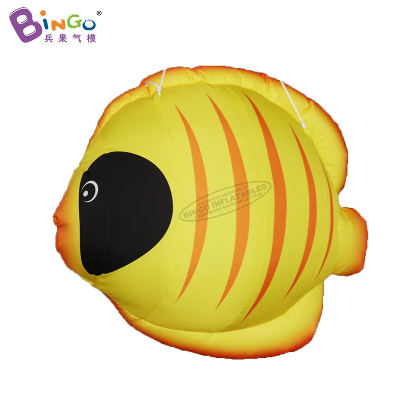 Ocean series 1x0.6x0.87 meters inflatable fish with led lighting for decoration / hanging inflatable tropical fish for event