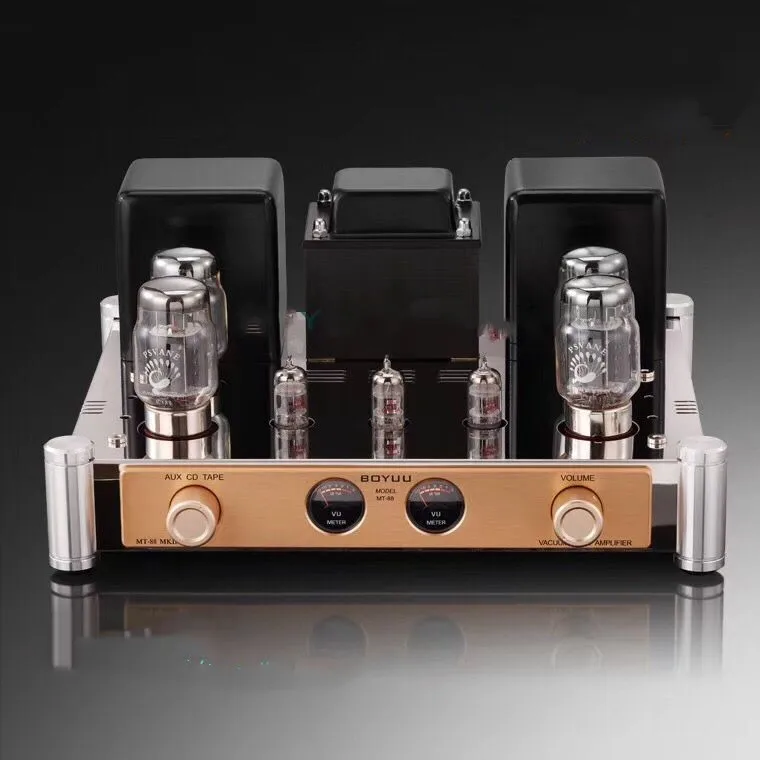 MT-88  60W*2  tube amplifier KT88 Push-pull amp Reisong Handmade Ecc82 Ecc81 Lamp Amplifier MT88