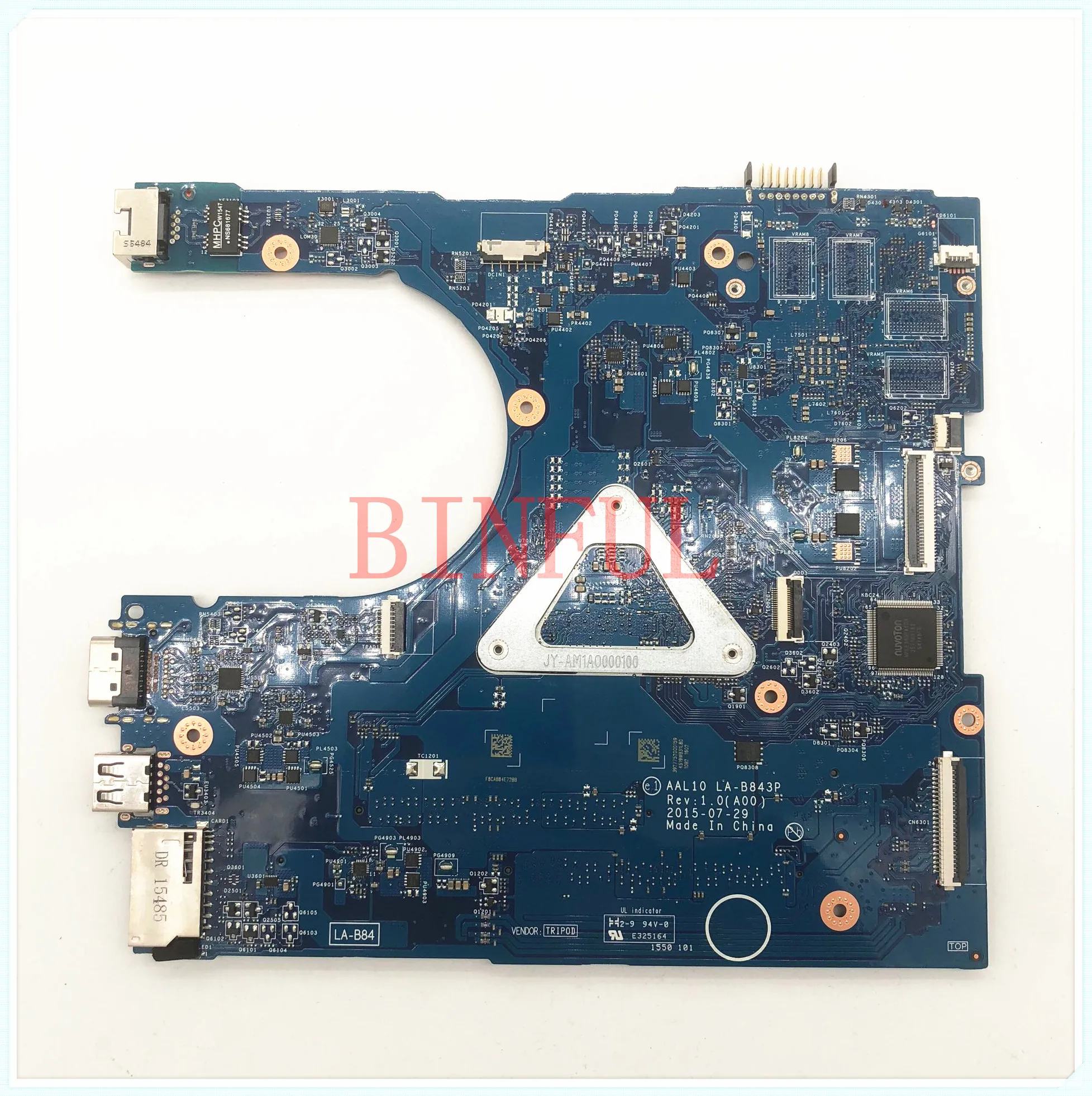 CN-04N9K2 04N9K2 4N9K2 For Dell 3458 3558 Laptop Motherboard AAL10 LA-B843P With SR23Y I5-5200U CPU N16V-GM-B1 100% Working Well