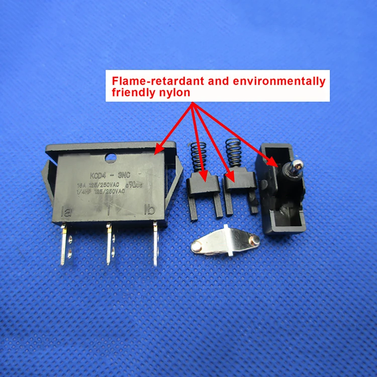 Cho KCD4-3NC Lái Đảo Chiều Chạy Bộ Công Tắc 3 Chân Tự Động Bật Lại 16A Song Phương Tự Đặt Lại Đính Đá Công Tắc