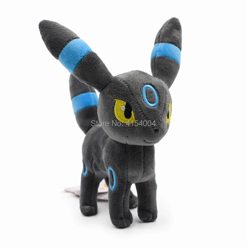 14 Style Standing Eevee Vaporeon Glaceon Umbreon Flareon Jolteon Espeon Leafeon Sylveon Animal Stuffed Plush Quality Cartoon Toy