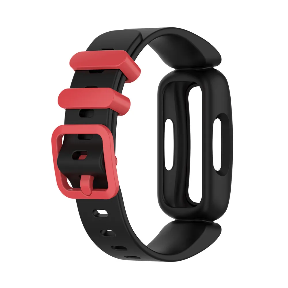 Behua pulseira de silicone para fitbit ace3 inteligente pulseira de substituição banda de relógio para fitbit inspire 2 pulseira com caso acessórios