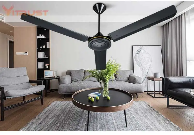 Industrial ceiling fan large pendant ceiling fan no light for restaurant gym cafe fan Luxury ceiling Fan 60 inch(152CM) 220V