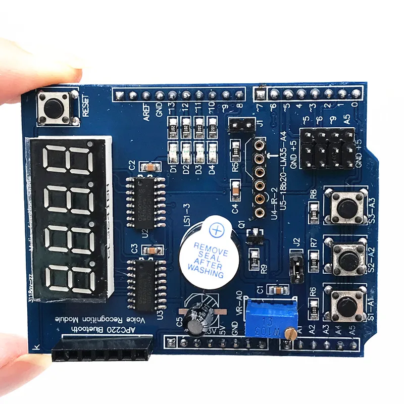 Placa de expansión de accionamiento de Motor, protector de Control de Motor, L293D