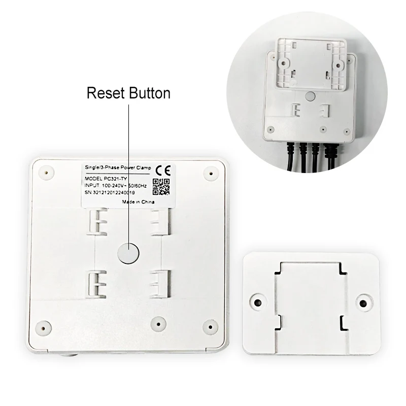 Tuya Smart 3 Phase Single Phase ZigBee Energy Meter KWh Power Monitor 500A 300A 200A 120A 80A with Clamp Current Transformer