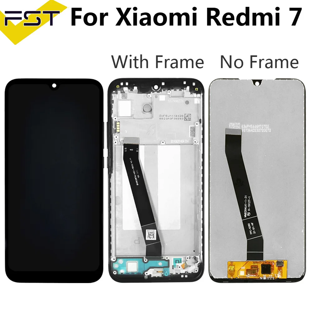 For Xiaomi Redmi 7 Redmi 7A Redmi 8 Redmi 8A LCD Display With Touch Screen Digitizer Sensor With Frame With Kits