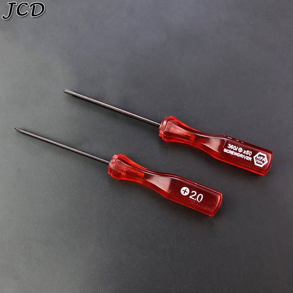 JCD 2.0 Cross Screwdriver 2.5 Triwing Tri-Wing Screwdriver for Wii GBA DS Lite NDSL NDS SP Opening Repair Tool Wholesale