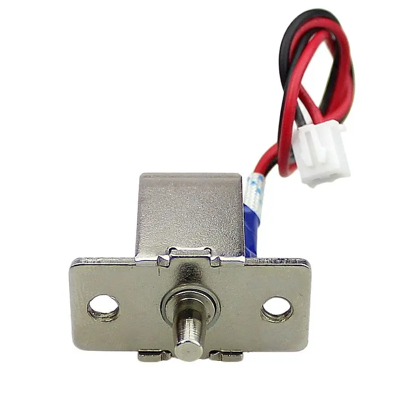 DC push-pull ElectromagnetDC12V small solenoid magnet Stroke 4mm embedded mini solenoid bolt lock open frame solenoid