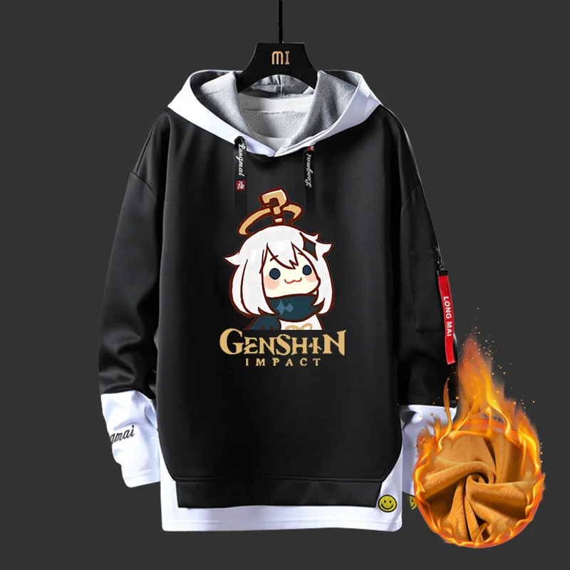 Genshin Impact Cosplay Costume Amber Venti Klee Keqing Paimon Long sleeve Fashion jacket coat Game clothes Unisex Sweatshirt Top