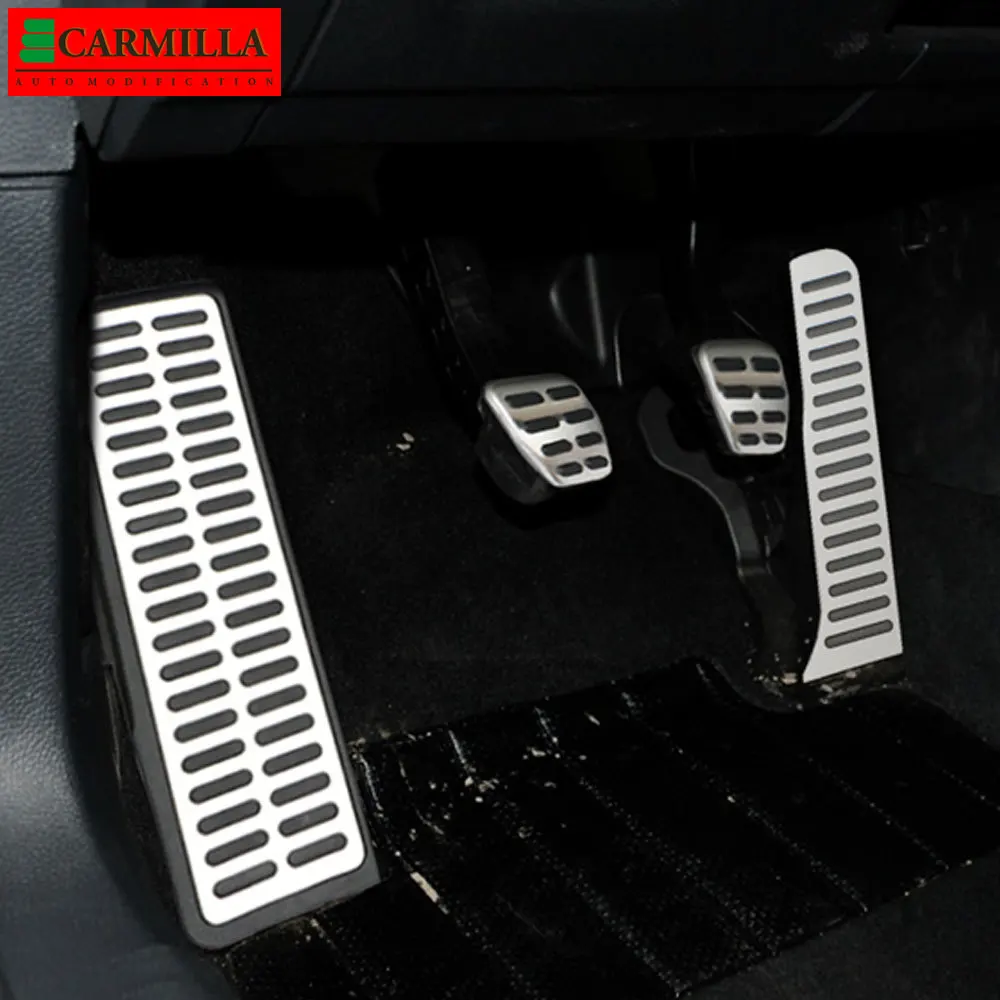 Carmilla Car Pedals for Volkswagen VW Golf 5 6 MK5 MK6 LHD 2003 - 2013 Gas Brake Rest Pedal Protection Cover Accessories