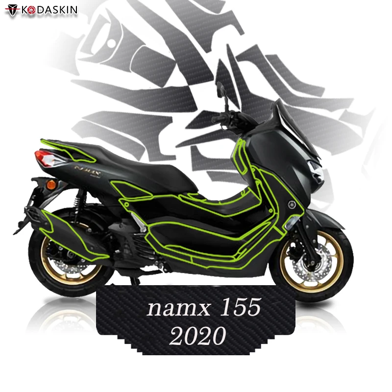 Nmax 2D Fairing Emblem Sticker Decal Motorcycle Body Full Kits Decoration Sticker For Yamaha Nmax155 nmax 155 2016-2020