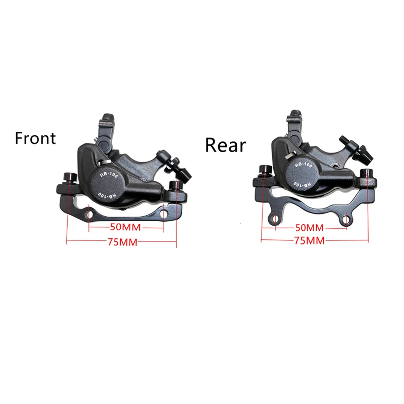 ZOOM XTECH HB100 MTB Hydraulic Disc Calipers Front and Rear Rotor G3 160/180MM MT200 M315 160mm Rotor Hydraulic Brakes for Bikes