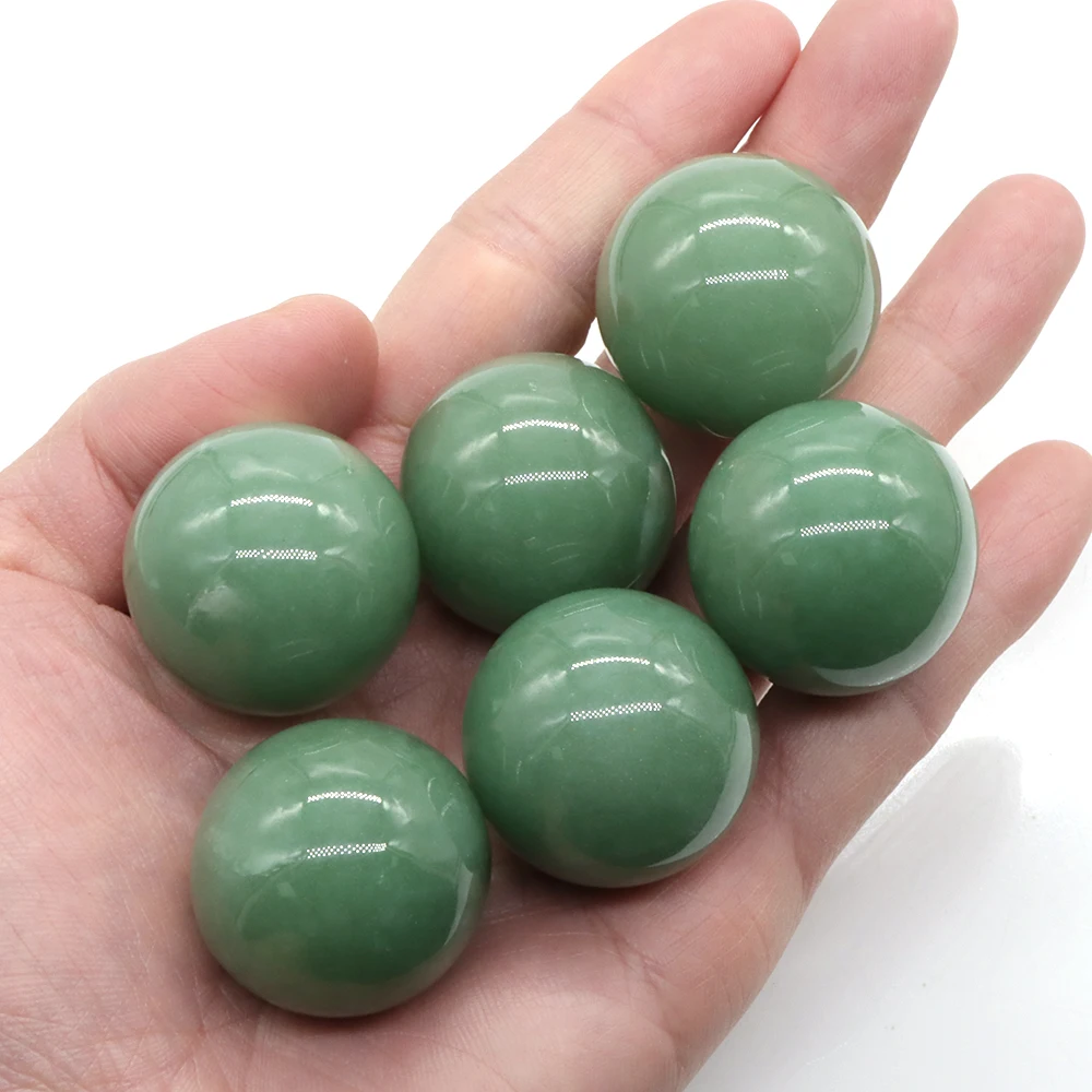 

5PC 30MM Ball Shaped Natural Green Aventurine Crystals Gemstone Home Decor Healing Stones Magic Craft Globe Massaging Gift