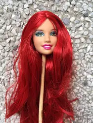 Rare Original Doll Heads Collection Doll Head Toy Pink Hair ST Bingbing Head Galaxy Black White Skin GirlFriend Gifts Toys