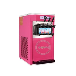 3 Flavor Soft Ice Cream Machine Milk Fruit Strewbery Vending Ice Cream Machine Soft Serve Commercial Ice Cream Maker